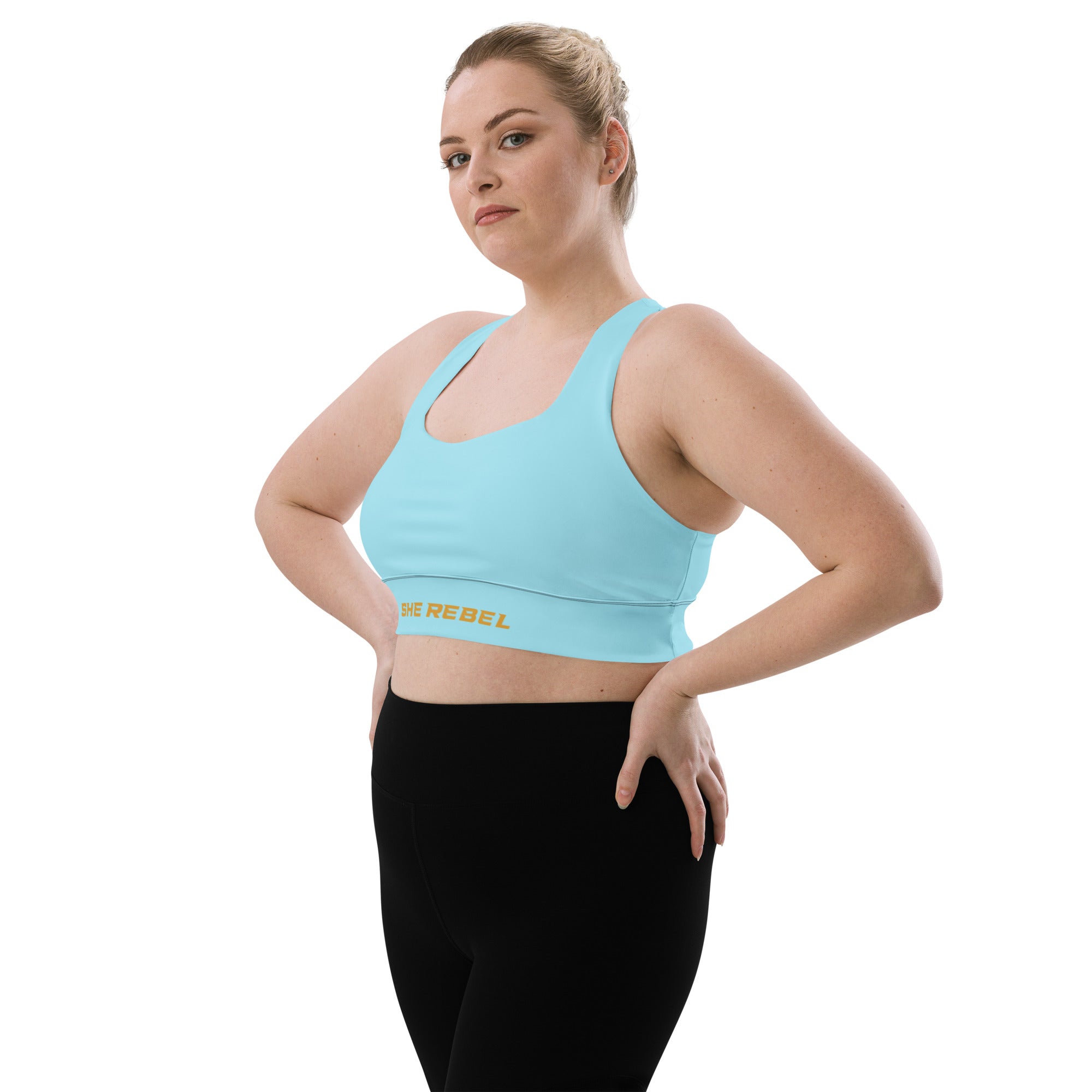SHE REBEL - Blizzard Blue Sports Bra